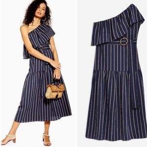 NWT Topshop Sicily One Shoulder Dress
